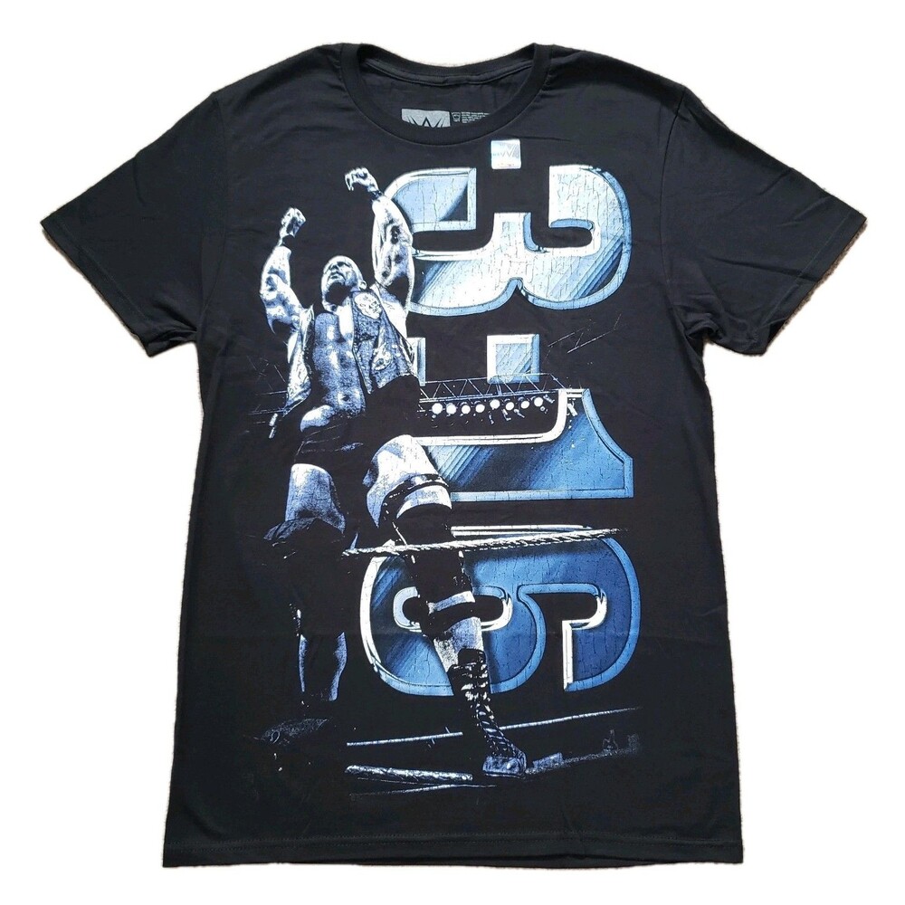 NWT WWE Stone Cold Steve Austin Vertical 3:16 Sz Small Mens Black T-Shirt WWF